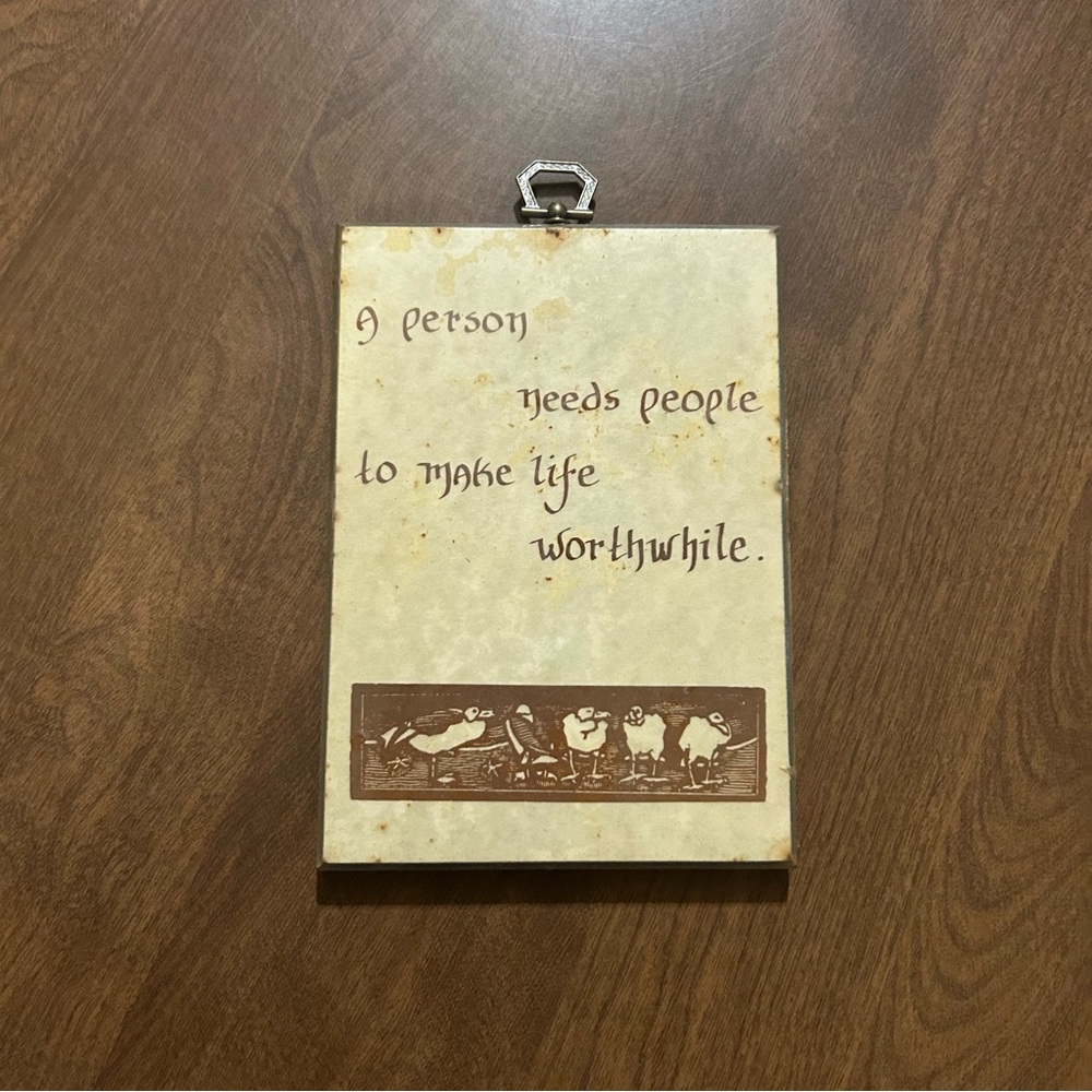 Vintage Paul Samuels plaque